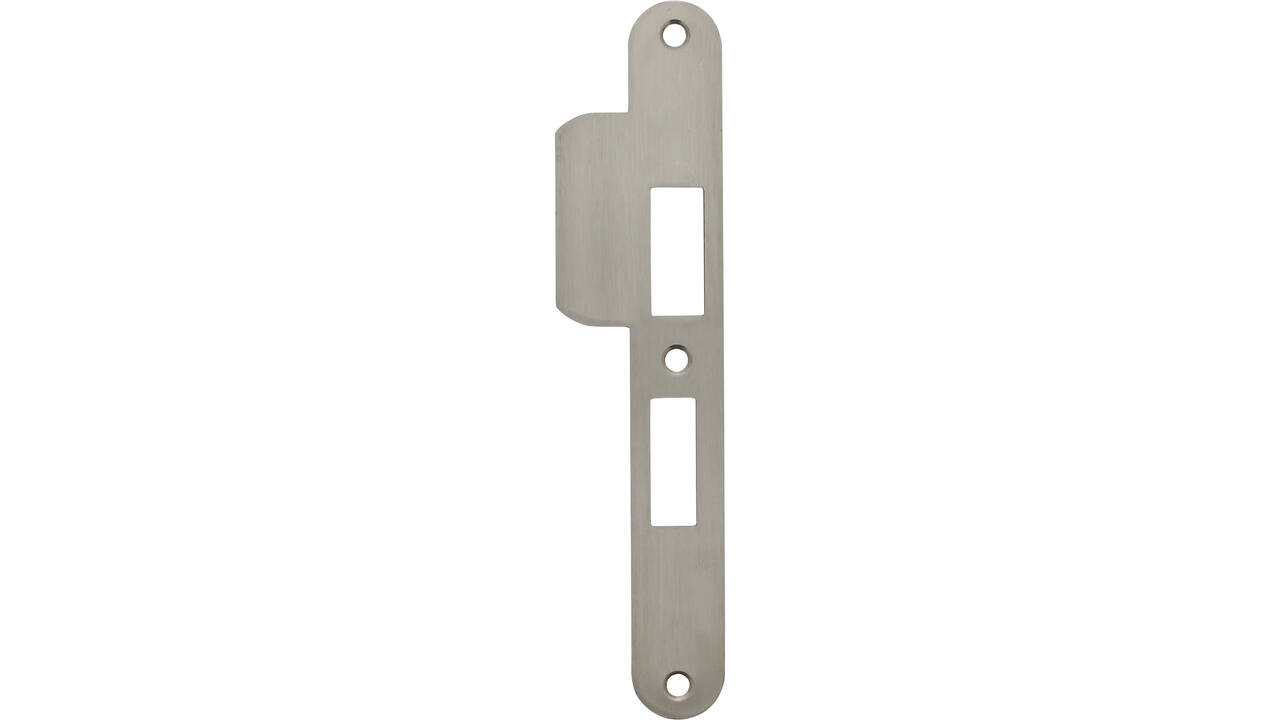 Sluitplaat 192x25x1,5mm tbv 55pc SKG sluitkom 950803 DIN rechts rvs