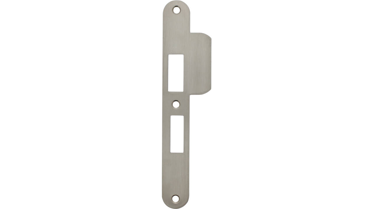 Sluitplaat 192x25x1,5mm tbv 55pc SKG sluitkom 950803 DIN links rvs
