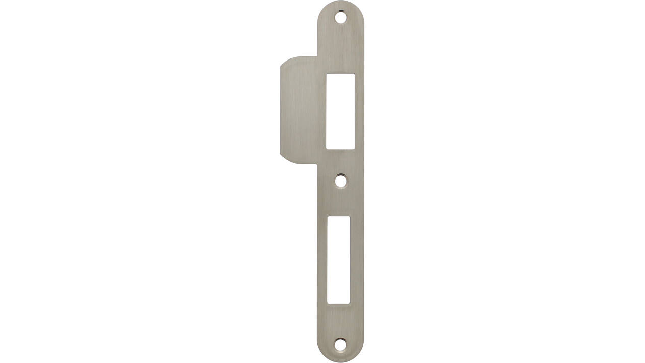 Sluitplaat 192x25x1,5mm tbv 72pc SKG sluitkom 950803 DIN rechts rvs