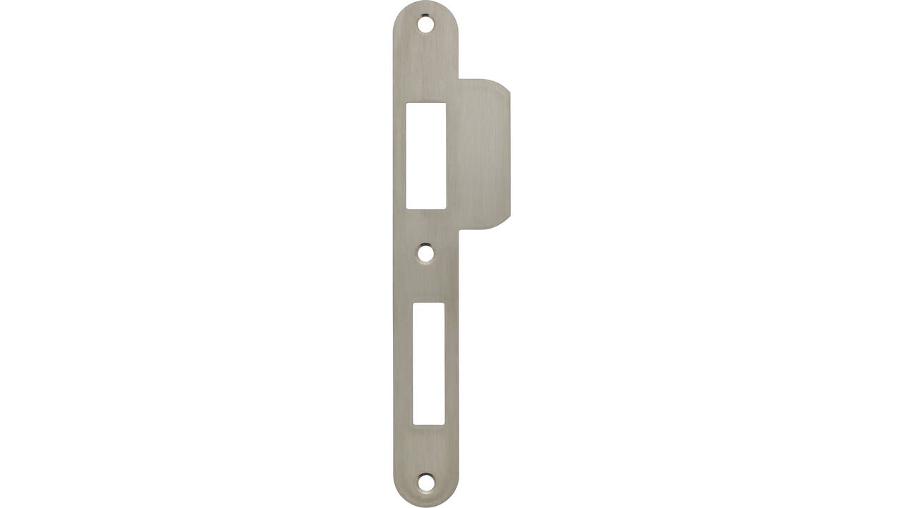 Sluitplaat 192x25x1,5mm tbv 72pc SKG sluitkom 950803 DIN links rvs
