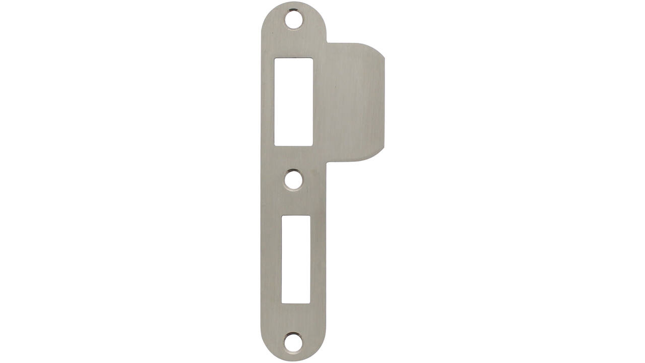 Sluitplaat 127x23x1,5mm tbv 55pc SKG sluitkom 950801 DIN links rvs
