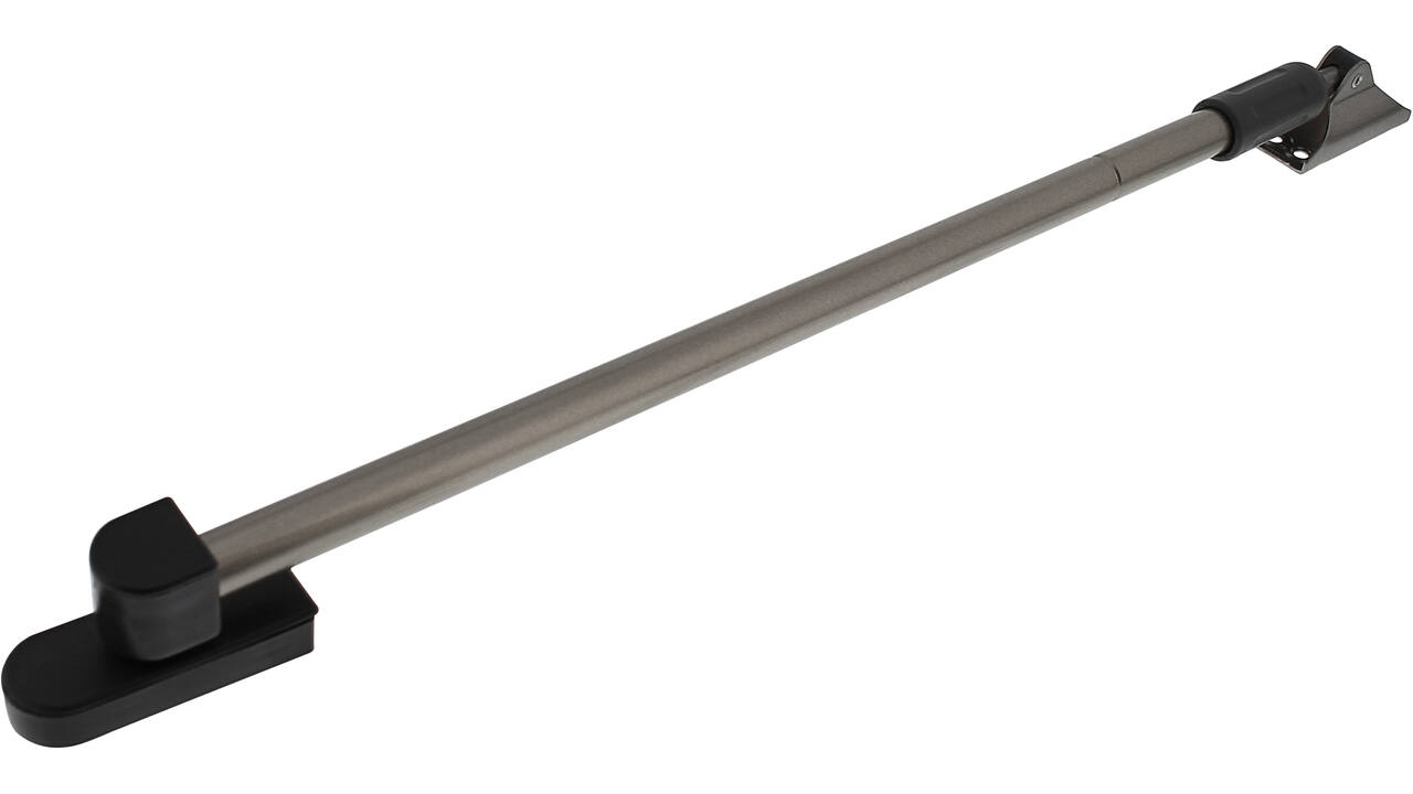 Telescopische uitzetter tbv buitendraaiend raam en deur, extra zwaar 520mm grijs