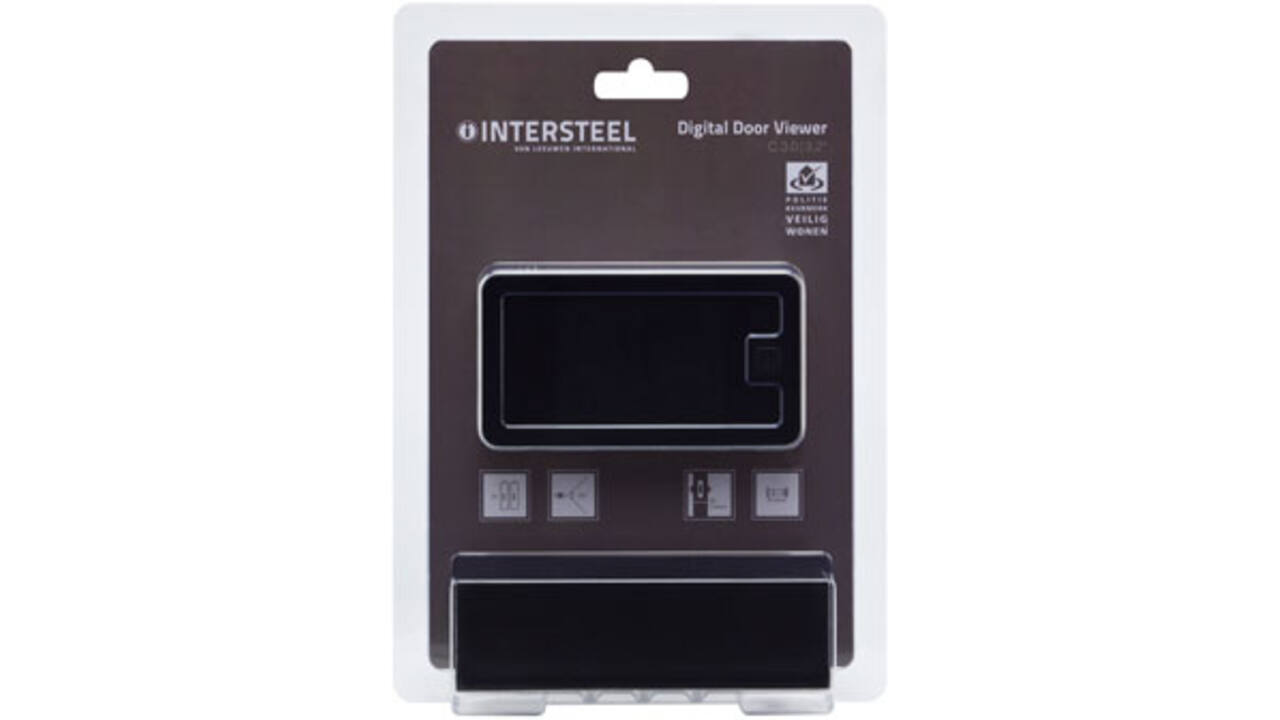 Digitale deurcamera met spion DDV 3.0 in blister verpakking