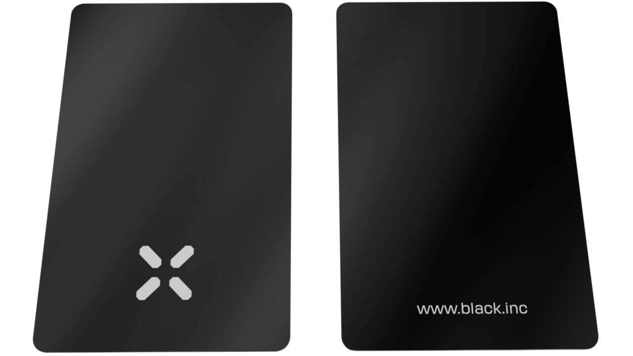 Black X NFC kaarten zwart set van 4 stuks