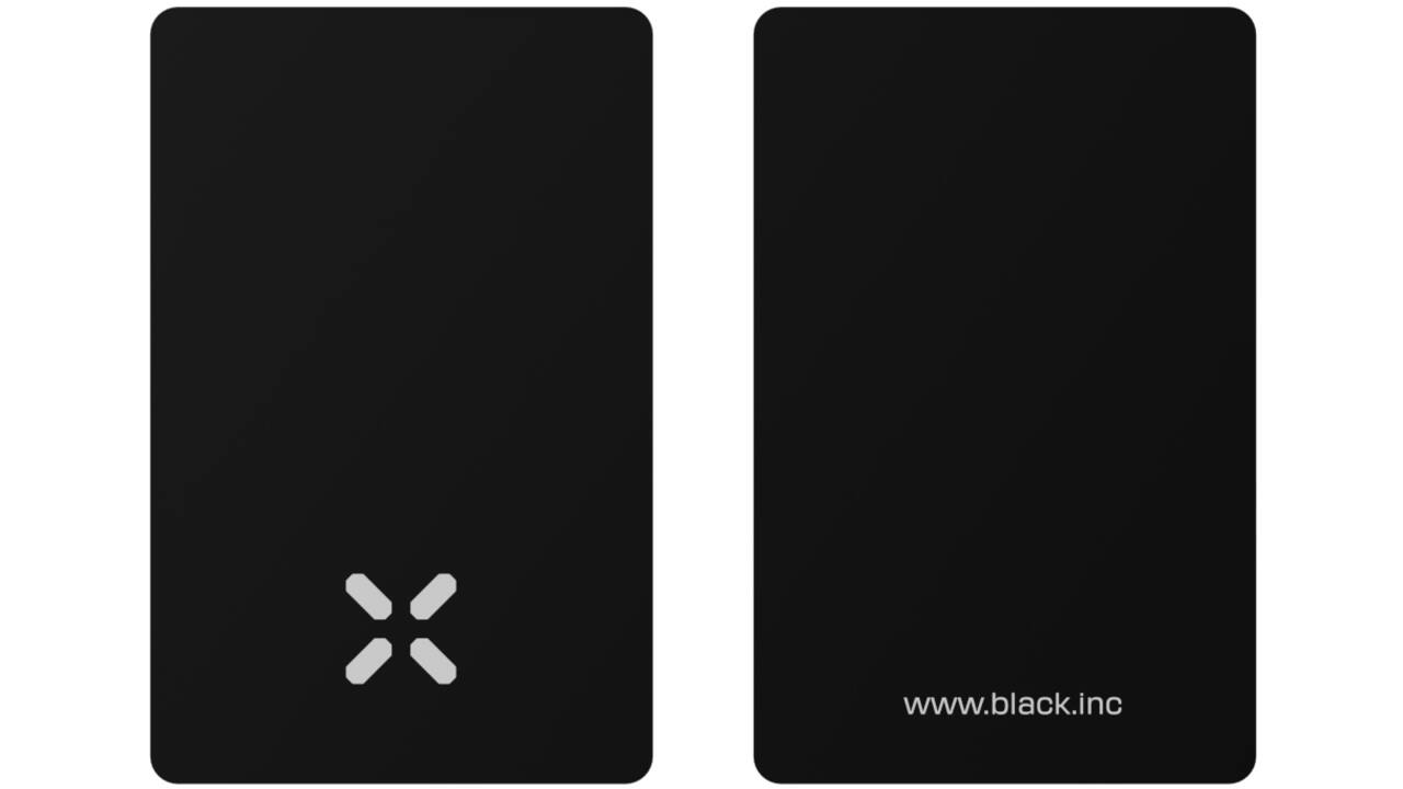 Black X NFC kaarten zwart set van 4 stuks