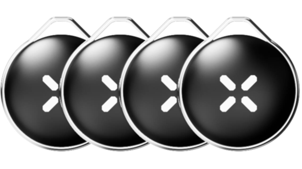 Black X afstandsbediening xKey zwart set van 4 stuks