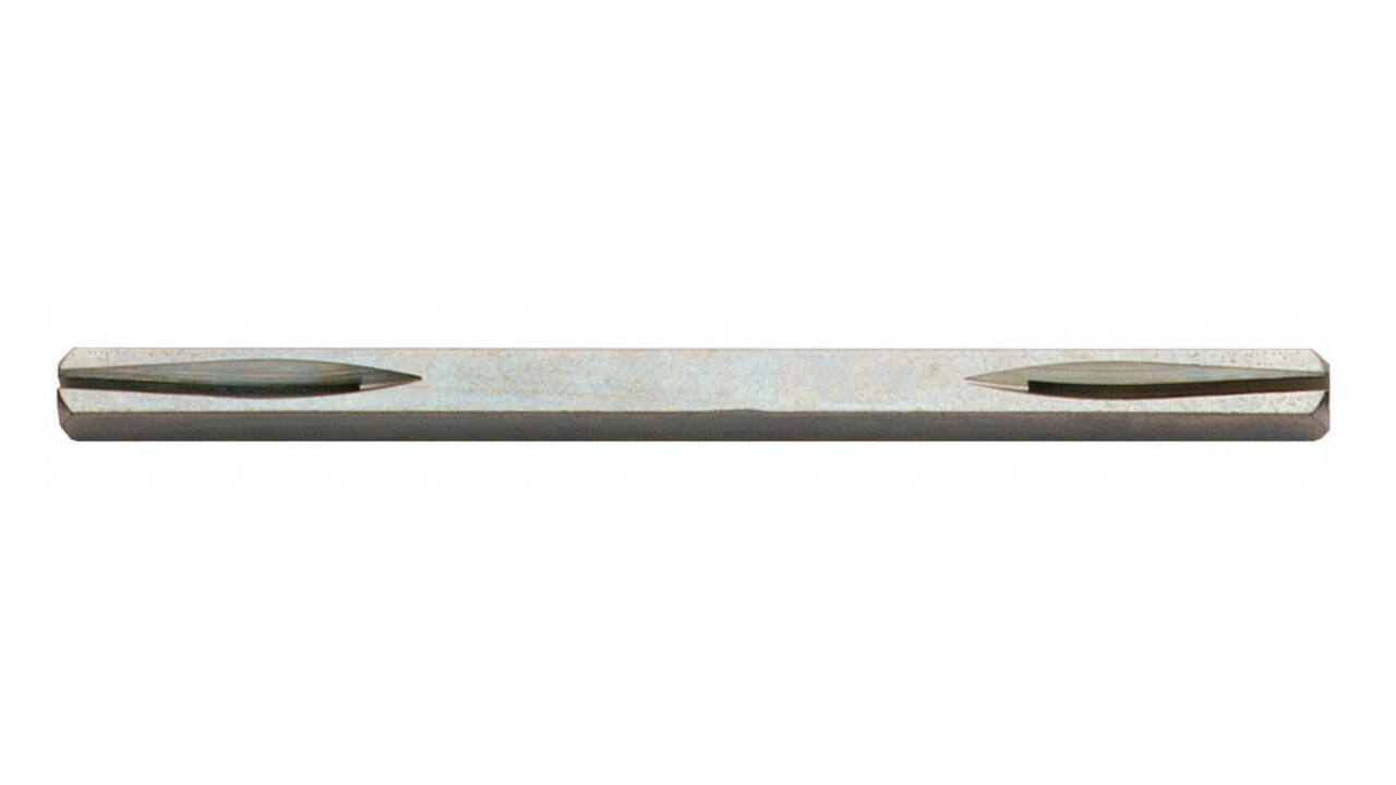 Stift beide zijden zaagsnede 8x150mm