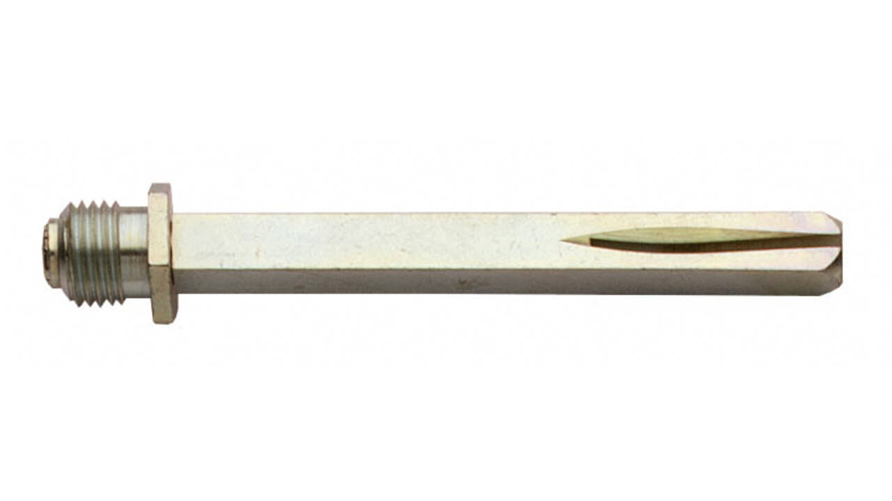 Wisselstift schroefdraad M14/zaagsnede 8x120mm