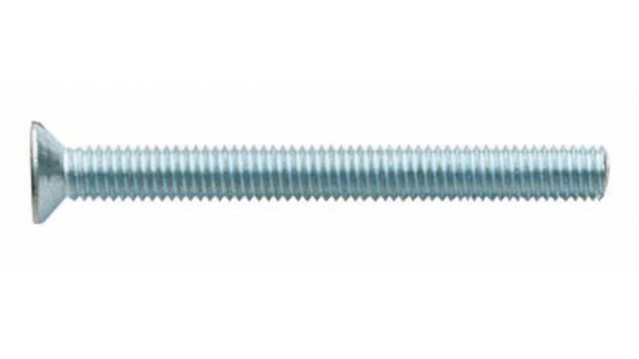 Metaalschroef M6x60mm verzinkt