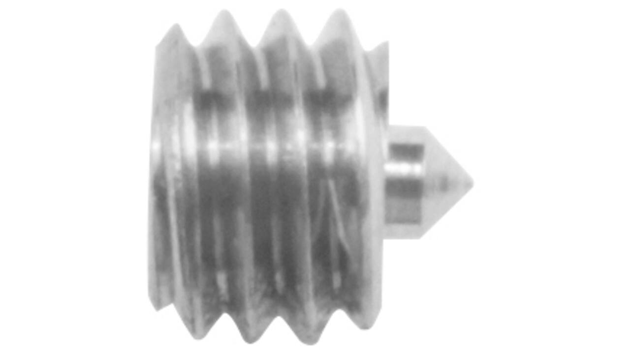 Inbusboutje met punt M6x6mm