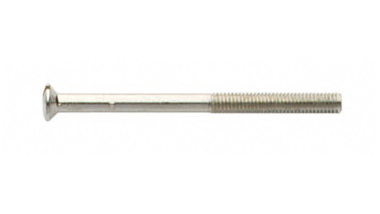 Patentbout M4x55mm staal vernikkeld