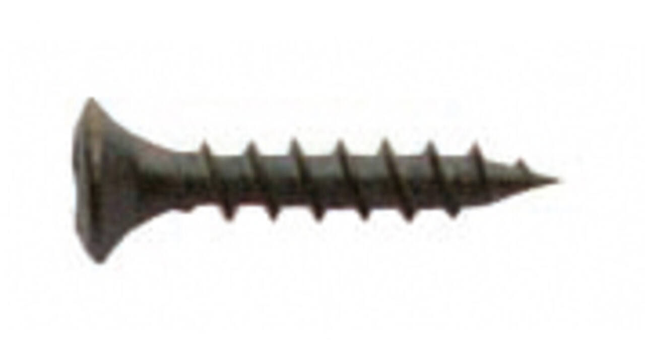 Houtschroef 3,5x20mm lenskop zwart