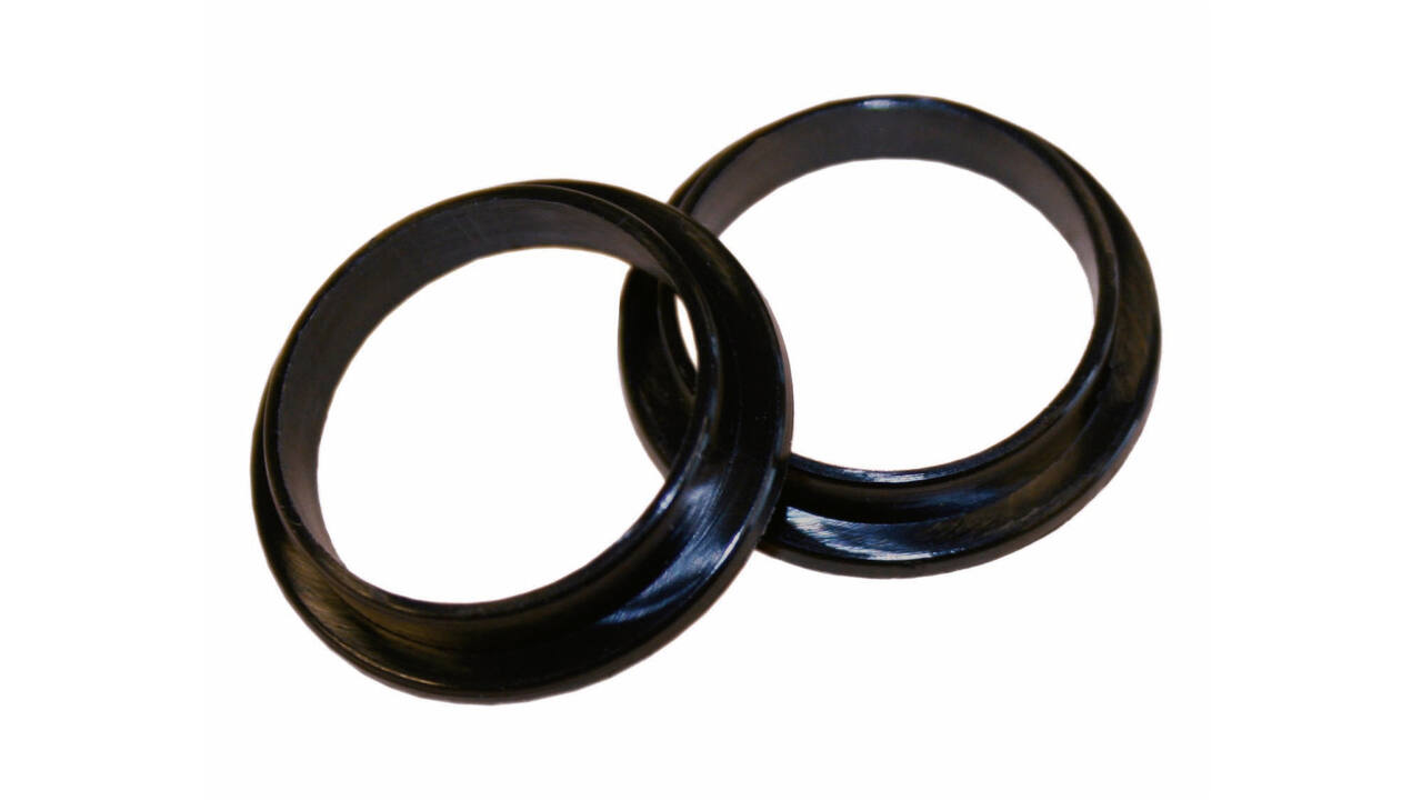 Halsring ø20x1mm reductiemaat ø18mm-16mm nylon zwart