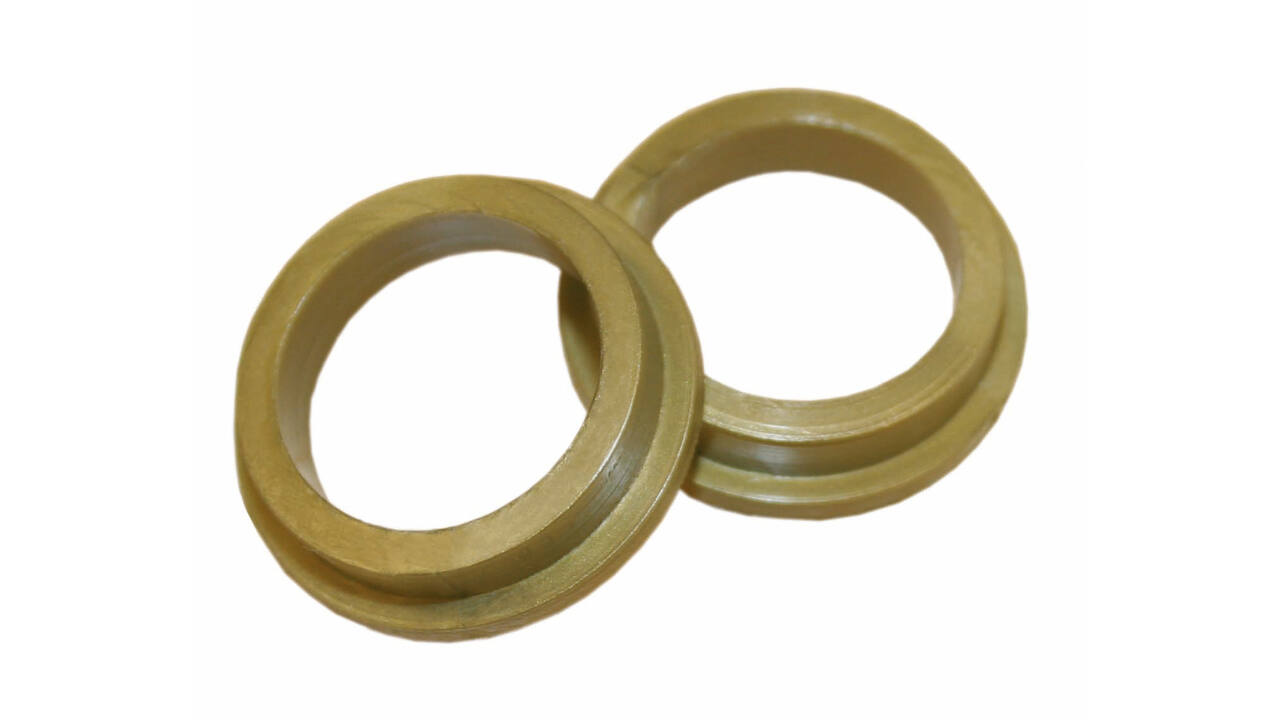 Halsring ø23x1mm reductiemaat ø20mm-16mm nylon bruin