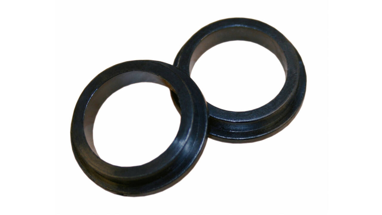 Halsring ø23x1mm reductiemaat ø20mm-16mm nylon zwart