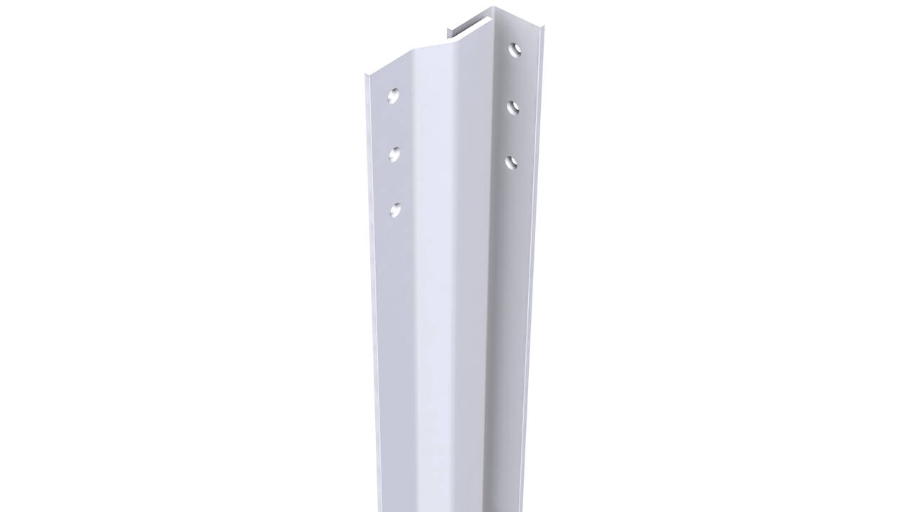 SecuStrip Basic binnendraaiend 2050mm wit