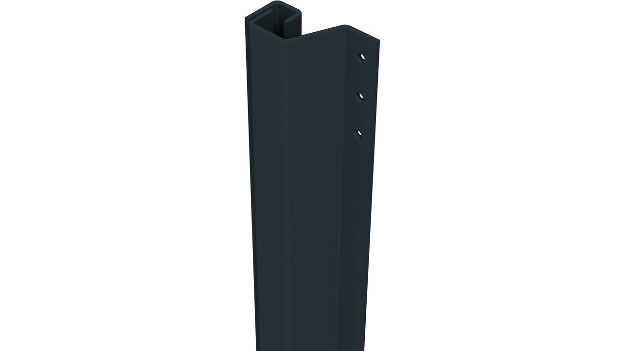 SecuStrip Plus buitendraaiend 0-6mm 2115mm zwartgrijs