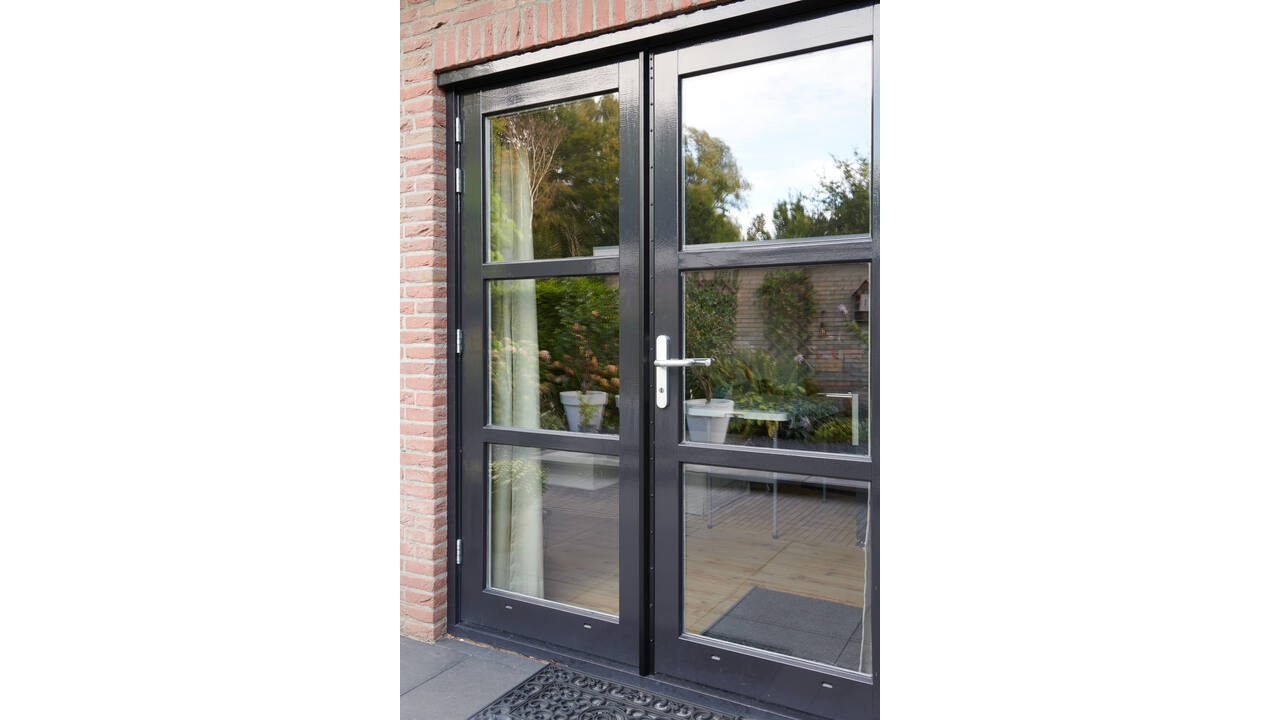 SecuStrip Plus buitendraaiend 0-6mm 2300mm zwartgrijs