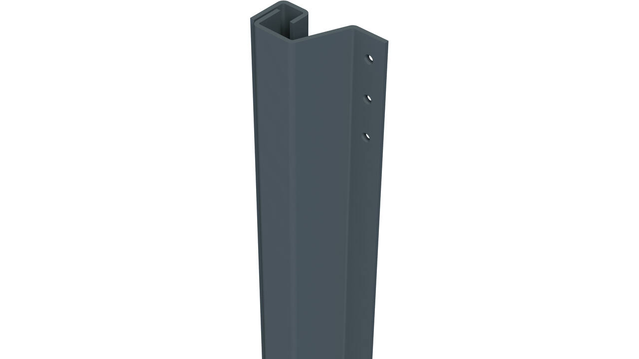 SecuStrip Plus buitendraaiend 0-6mm 2300mm grijs ral 7012