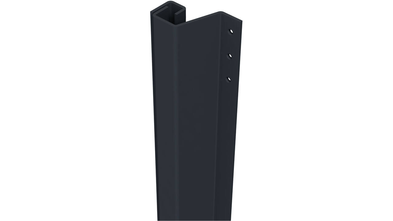 SecuStrip Plus buitendraaiend 7-13mm 2300mm zwartgrijs