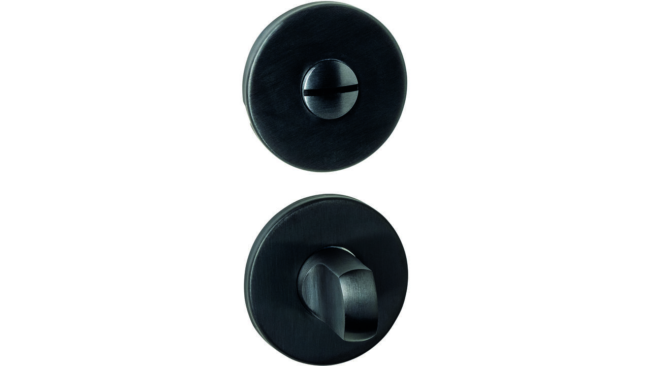 WC-sluiting verdekt ø52x6mm met stift 6-8mm PVD zwart