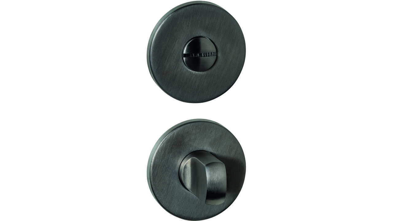 WC-sluiting verdekt ø52x6mm met stift 6-8mm PVD antraciet