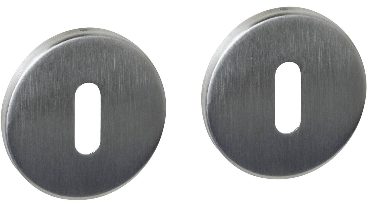 Sleutelrozetten verdekt ø52x6mm rvs