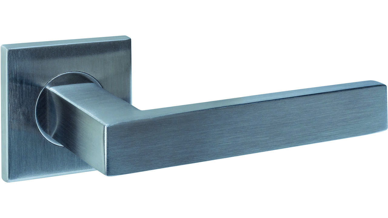 Deurkruk Q 05 op rozet verdekt 53x53x6mm rvs