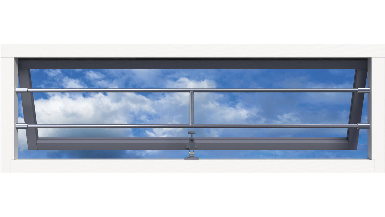 SecuBar H-Bar RVS in de dag 149cm