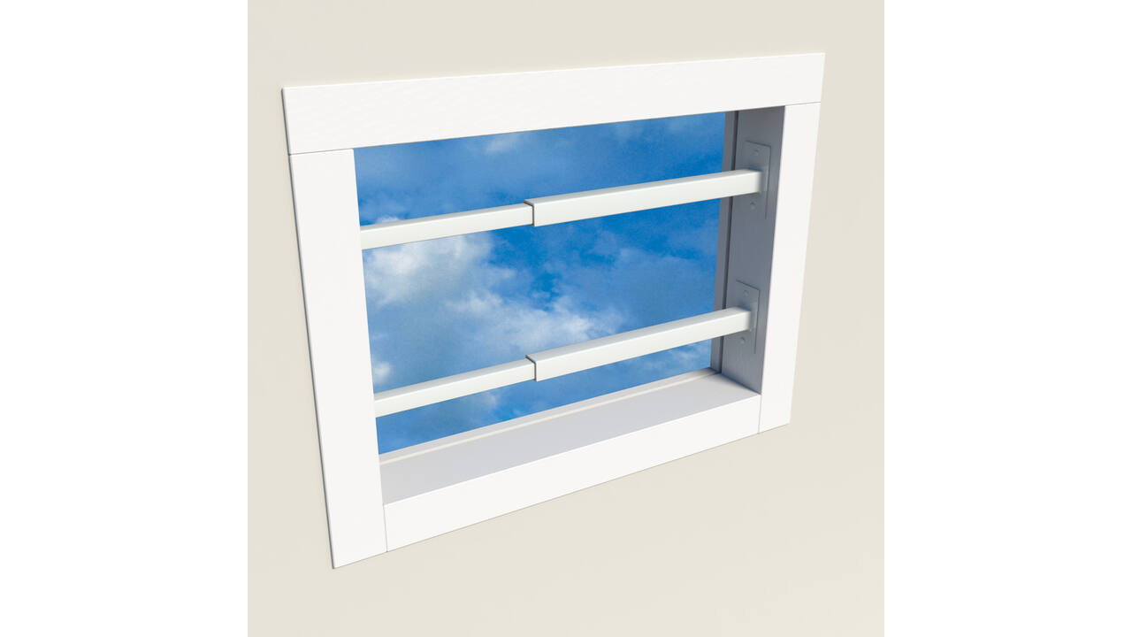 SecuBar Duo 31-55cm wit