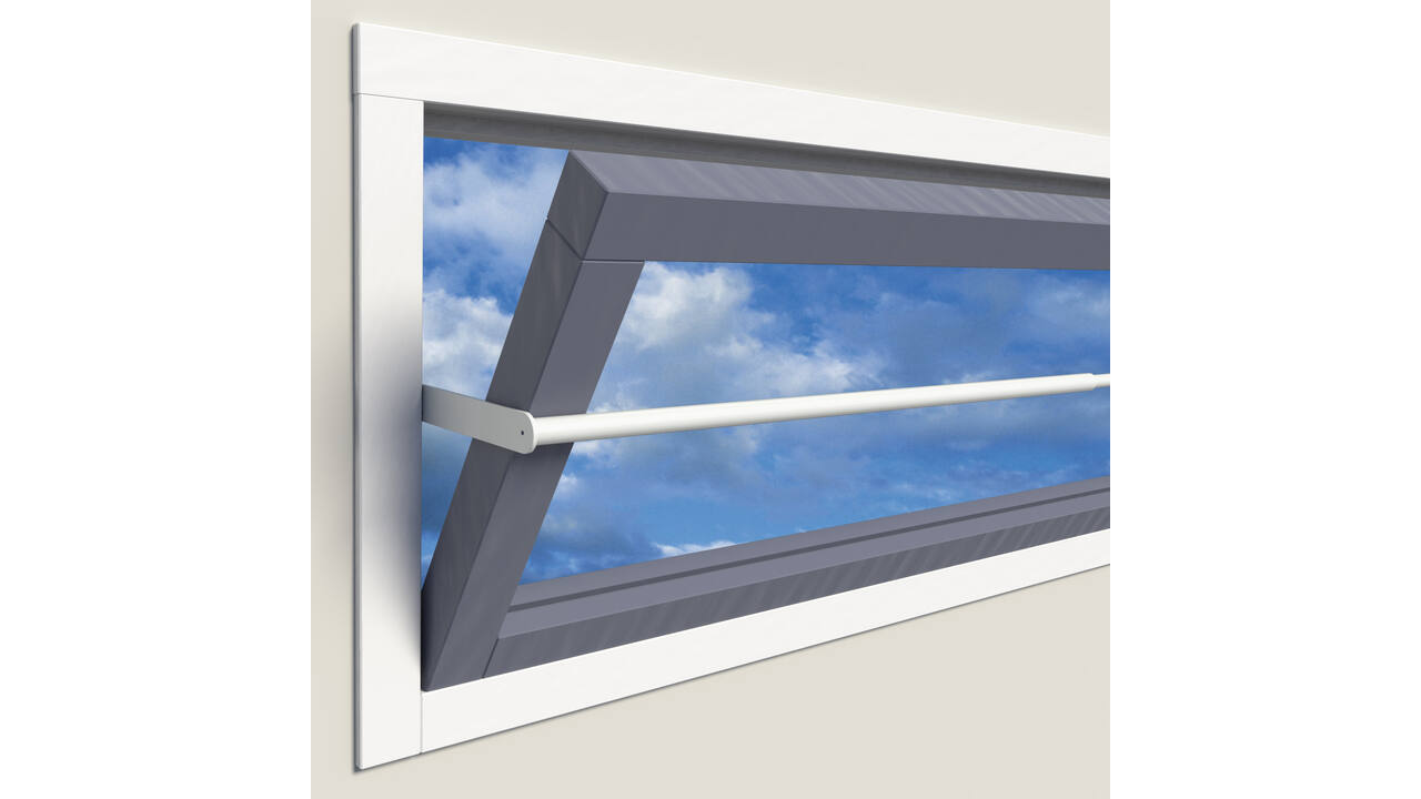 SecuBar Valraambeveiliging set in de dag 90-145cm wit