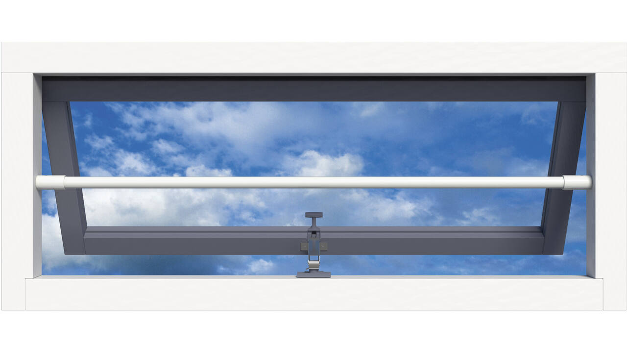 SecuBar Twist Staal set in de dag wit 99cm