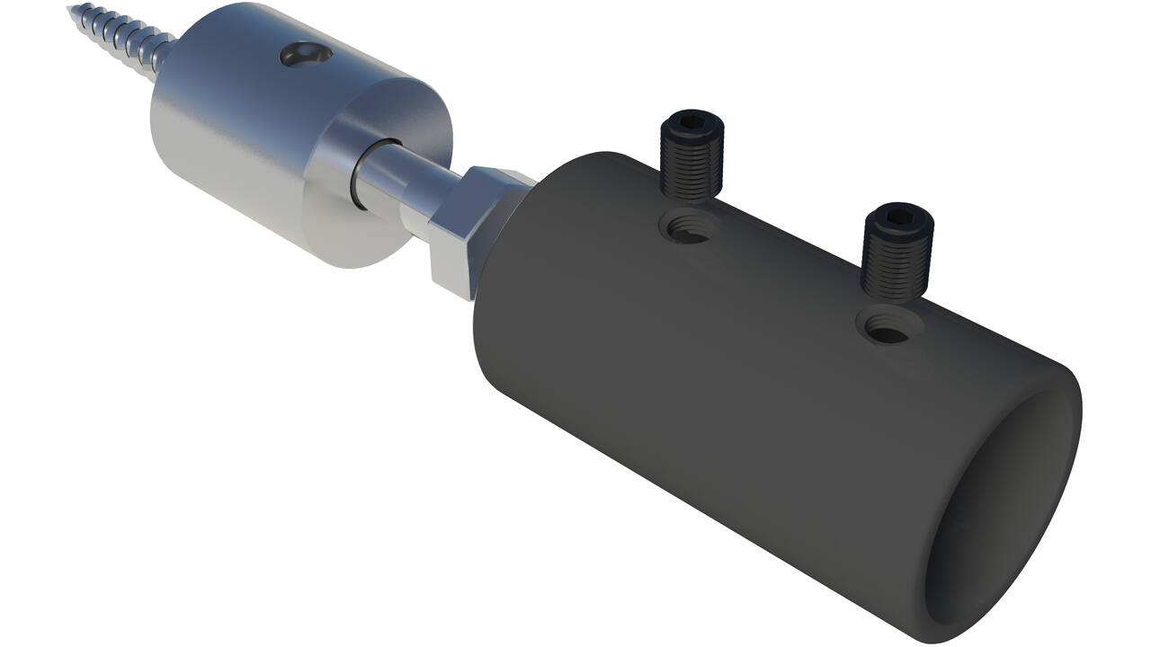 SecuBar Twist Staal set in de dag Blackline 99cm