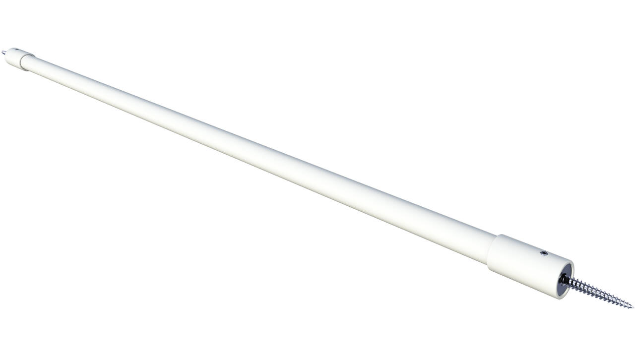 SecuBar Twist Staal set op de dag wit 99cm