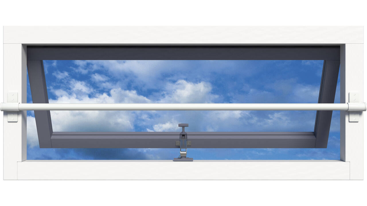 SecuBar Twist Staal set op de dag wit 99cm