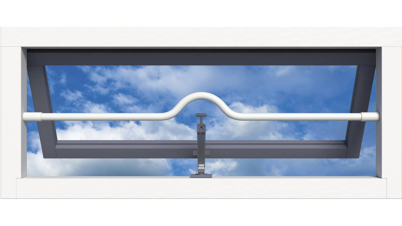 SecuBar Twist Staal Combi set in de dag wit 97cm