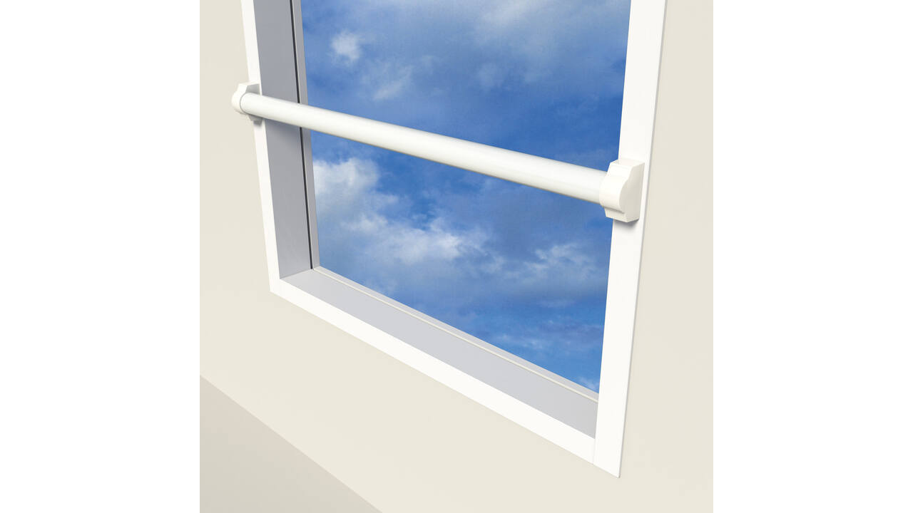 SecuGuard Doorvalbeveiliging  set op de dag wit 129cm