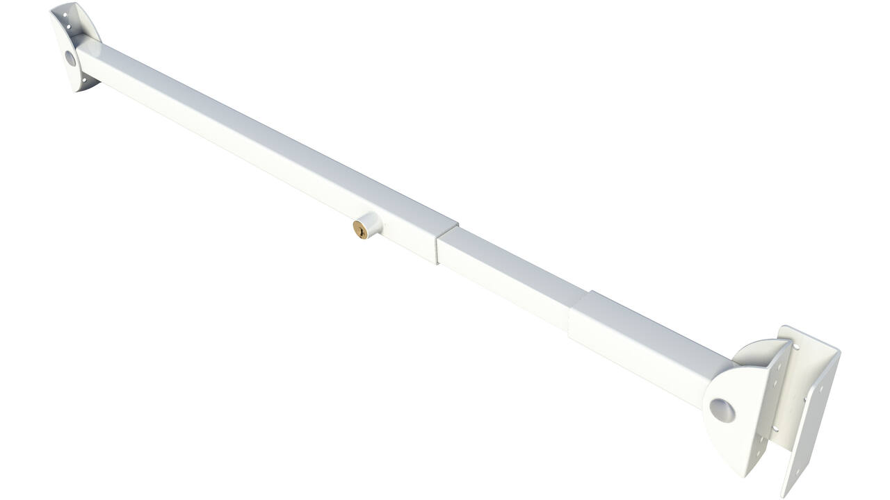 SecuBar Schuifpui Plus wit 112-180cm