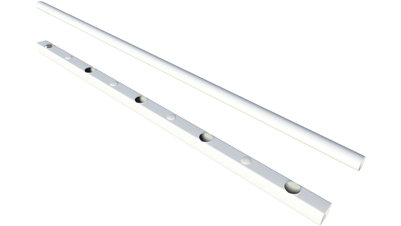 SecuBar Fix & Go 5 spijls  set max 1m (rail) x 1.5m (buis)