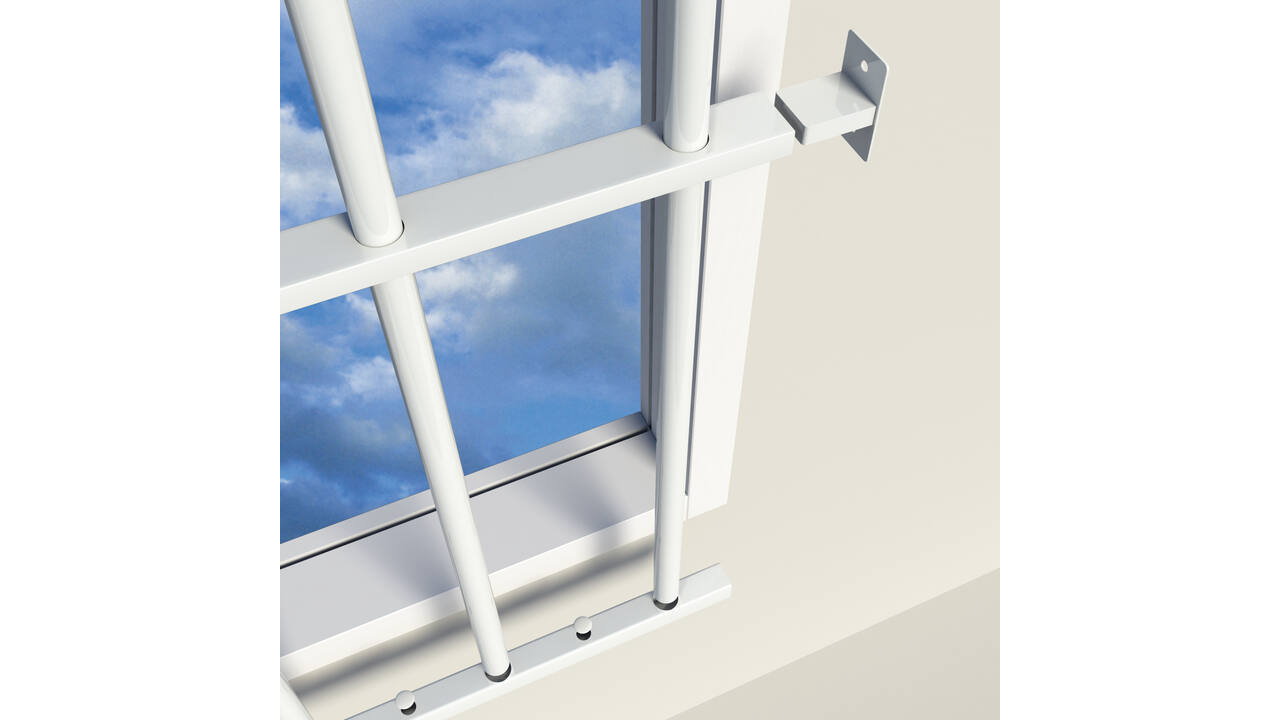 SecuBar Fix & Go 5 spijls  set max 1m (rail) x 1.5m (buis)