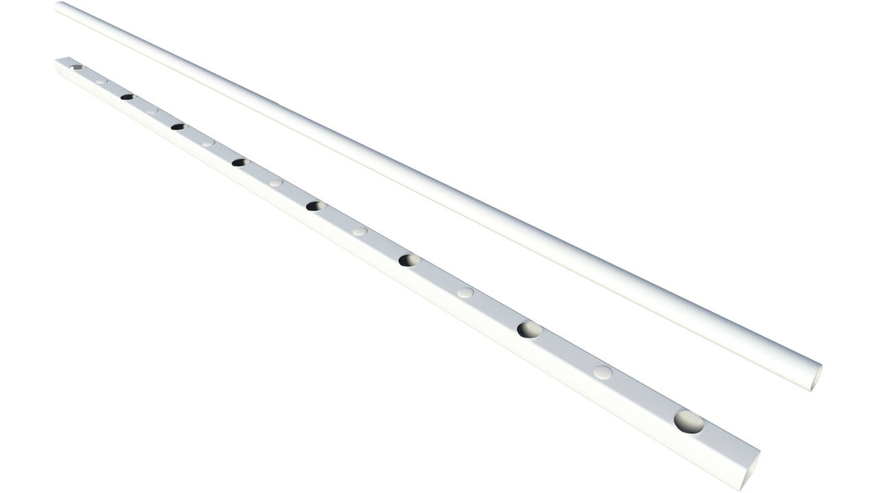 SecuBar Fix & Go 8 spijls  set max 1.5m (rail) x 1m (buis)