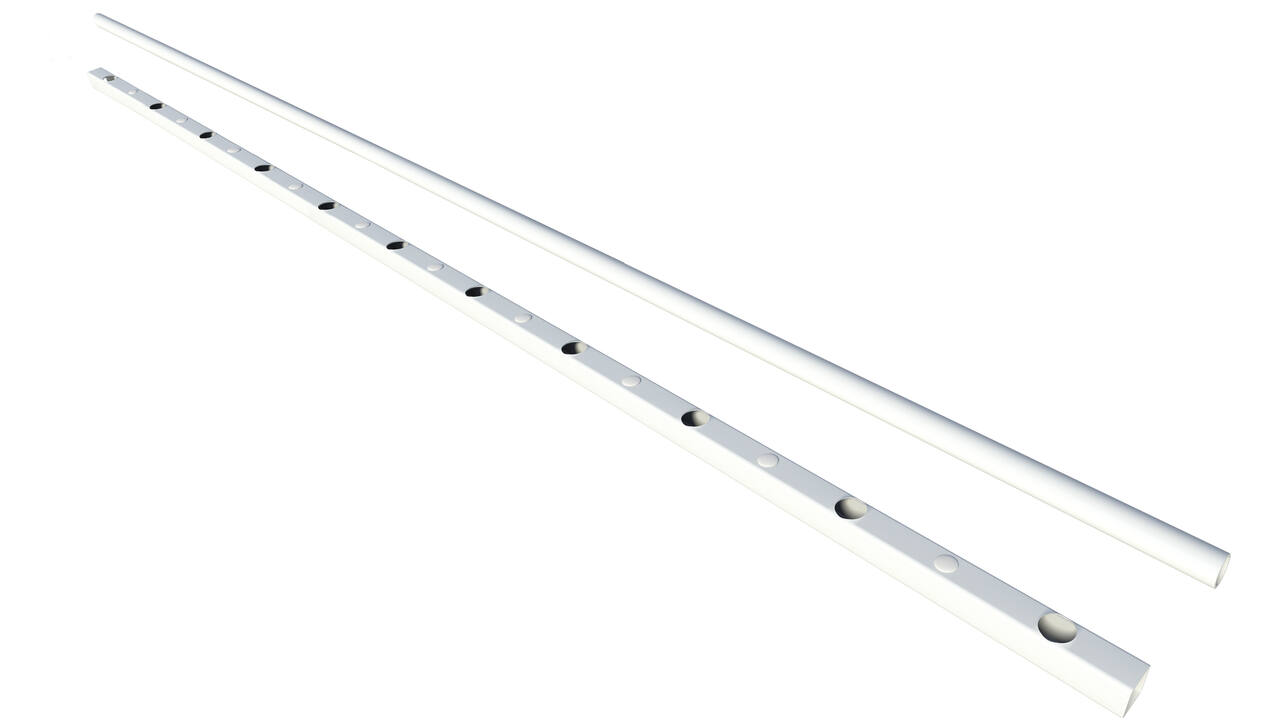 SecuBar Fix & Go 11 spijls set max 2m (rail) x 1m (buis)