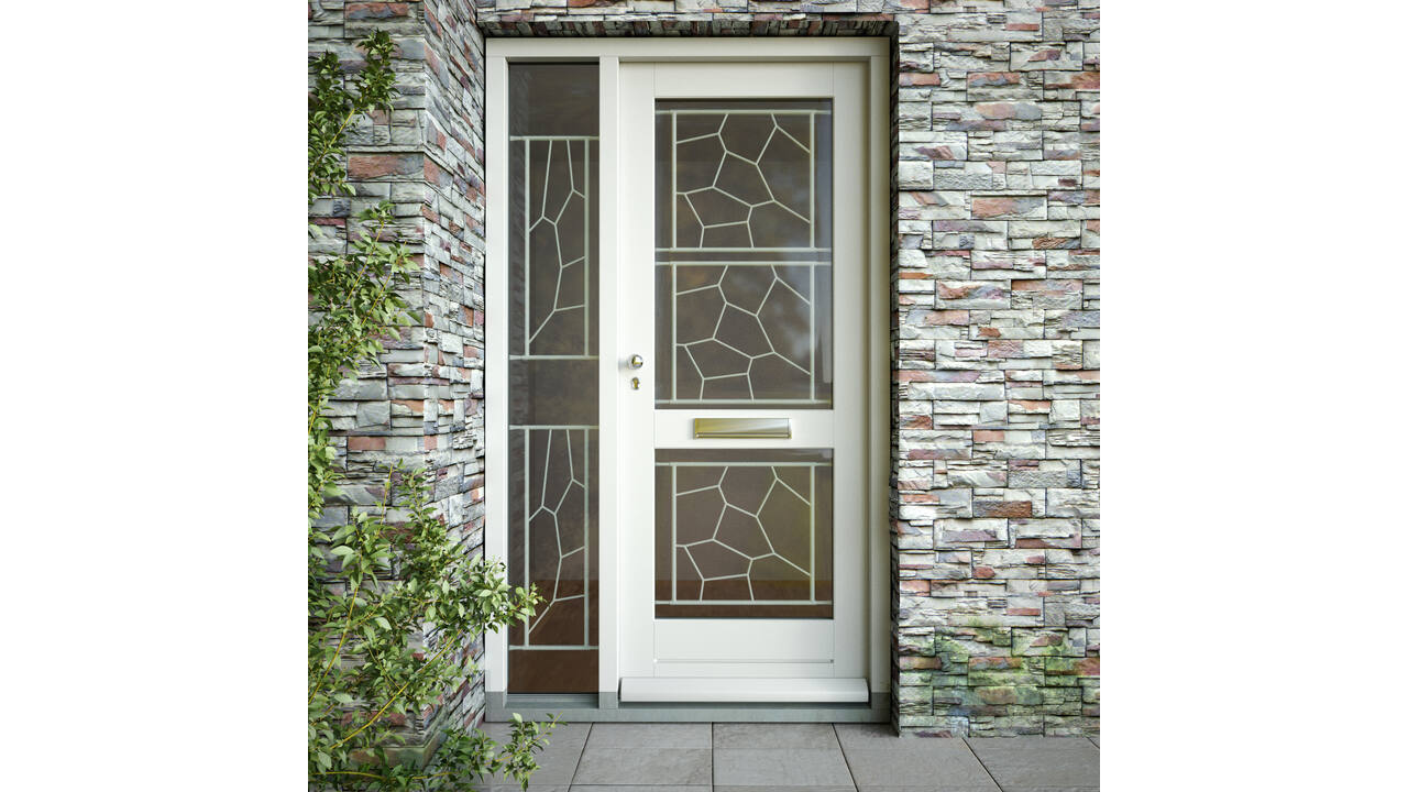 SecuBar Deco 1 op de dag wit 540x525mm