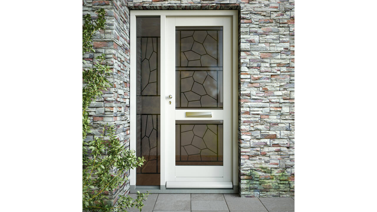SecuBar Deco 2 op de dag Blackline 250x825mm