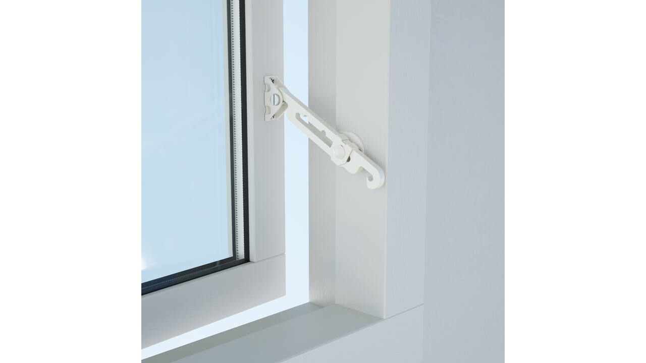 SecuMax Raamuitzetter buitendraaiend wit