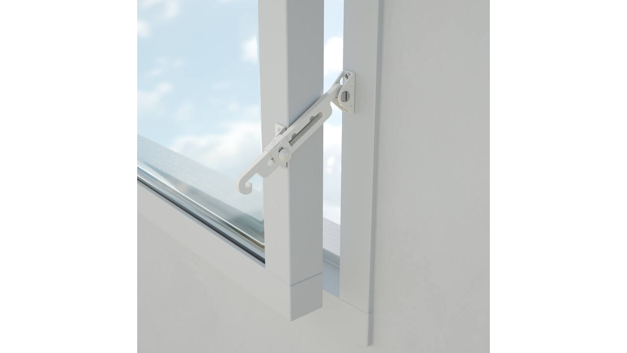 SecuMax Raamuitzetter binnendraaiend wit