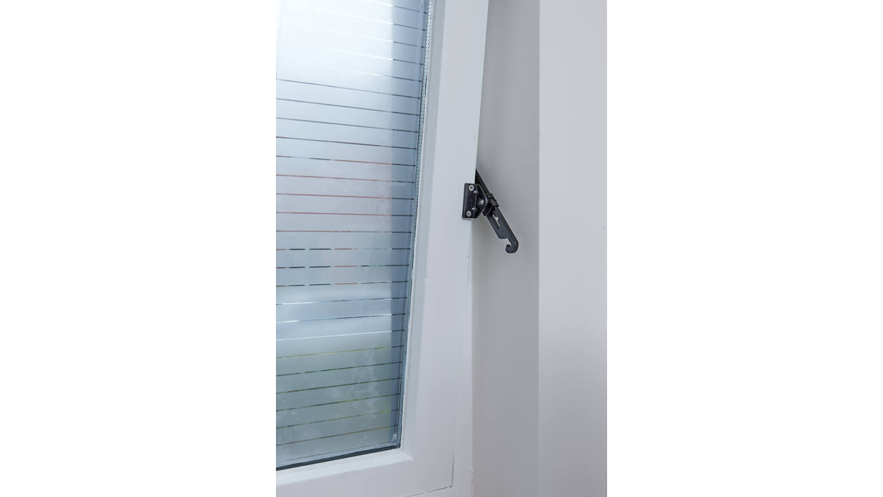 SecuMax Raamuitzetter binnendraaiend Blackline