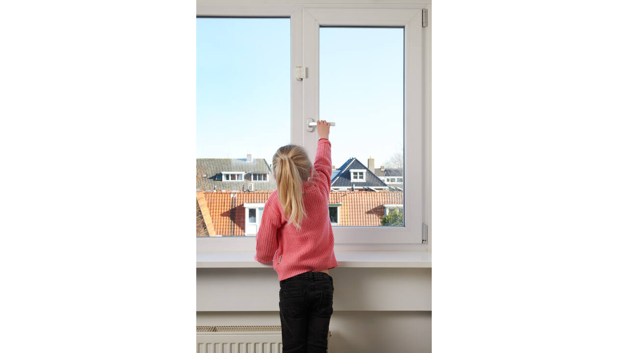 SecuMax Draaikiep raam grendel wit