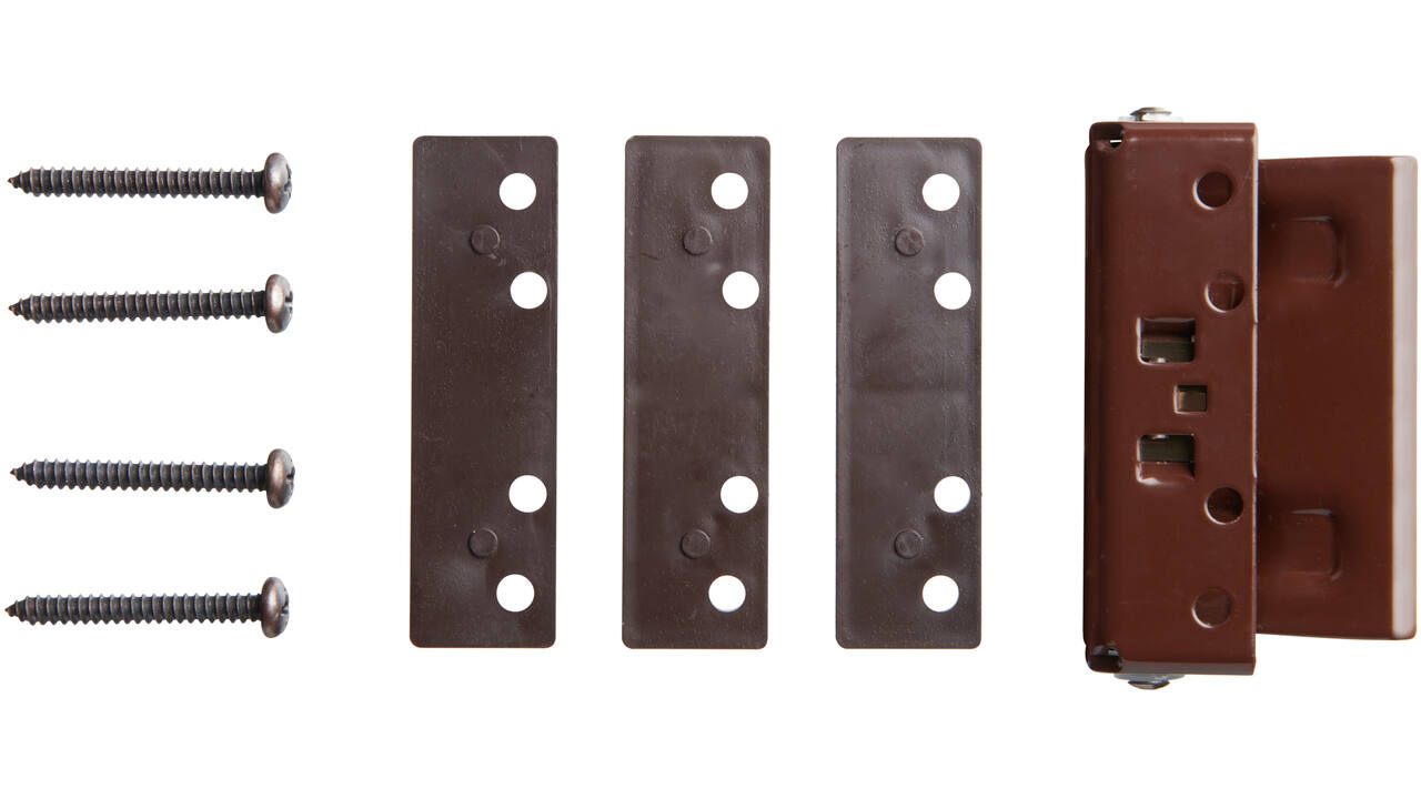 SecuMax Draaikiep raam grendel XL bruin
