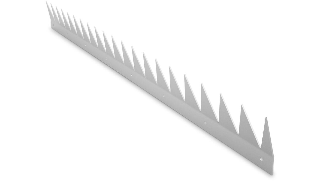 SecuMax Anti-Klimstrip Staal verzinkt, 100cm, 15 graden (2)